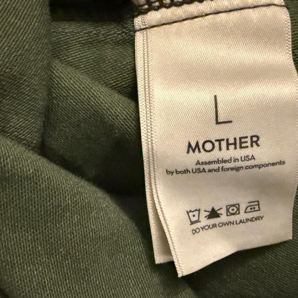 MOTHER Green Utility Jacket with Floral Embroidery - Picture 13 of 15